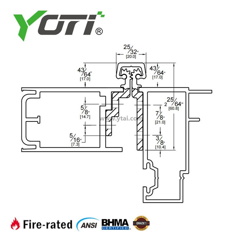 YHG012 Concealed Leaf Hinges High Performance Heavy-Duty