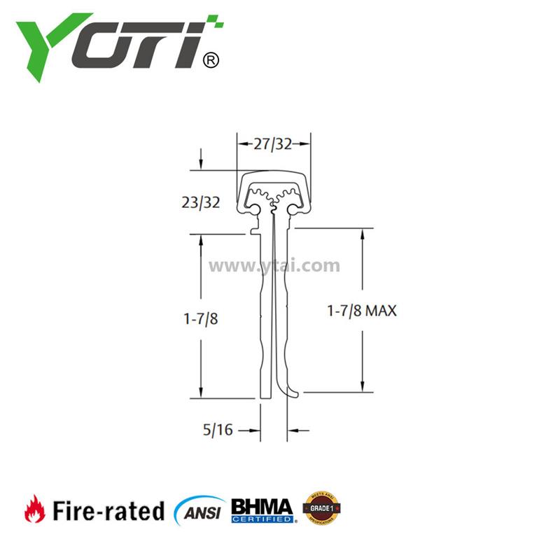 YHG019 Concealed Leaf Hinges For UL 3-Hour Fire Test Certified