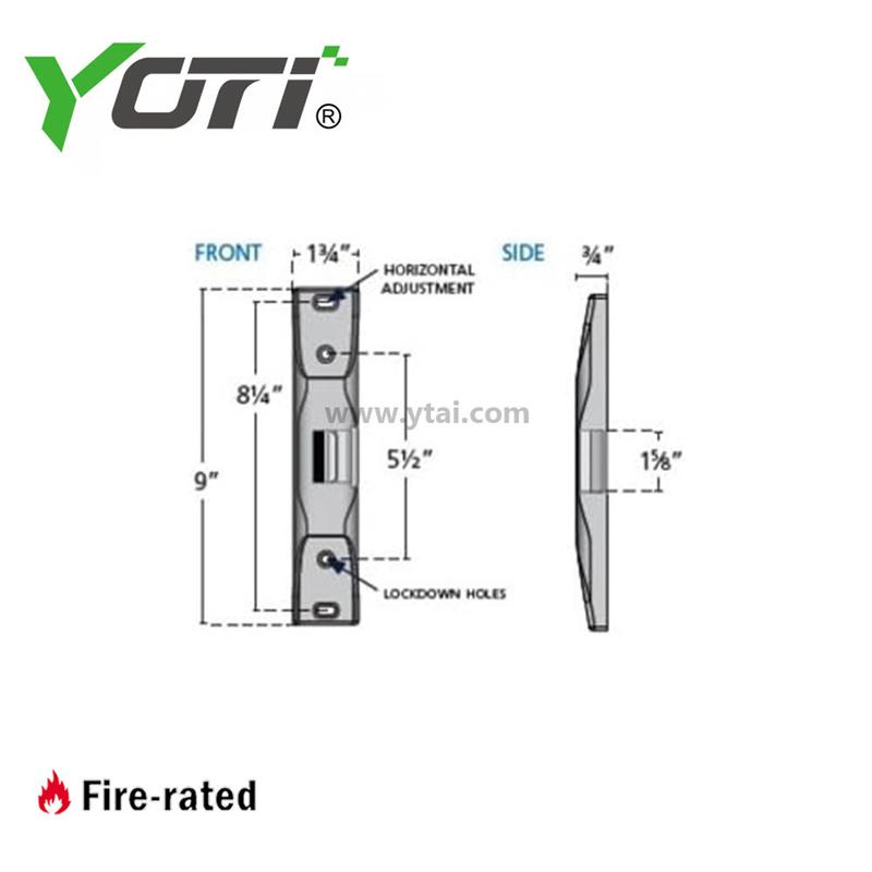 ES006 Electric Strike Satin Stainless Steel Surface Mounted