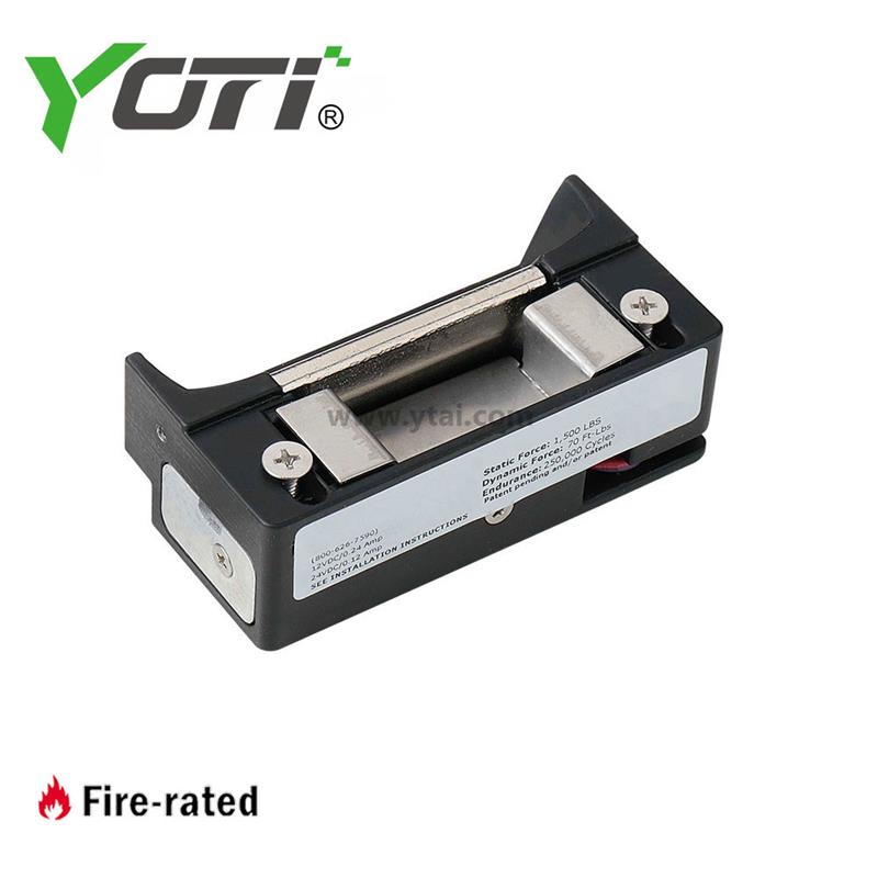YOTI ES009 Series Compact 12VDC Stainless Steel Electric Strike Works with Cylindrical Locksets up to a 3/4