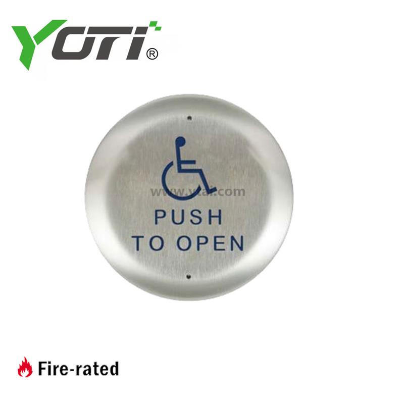10PBR45 4.5 Inch Round Push Plate Stainless Steel Material