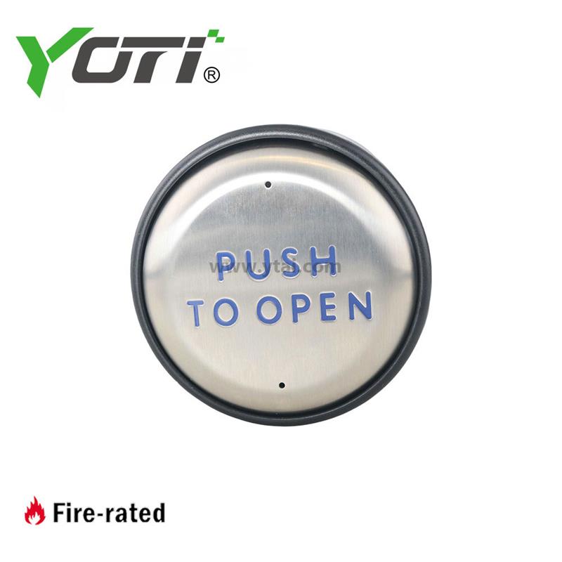 10PBR45 4.5 Inch Round Push Plate Stainless Steel Material