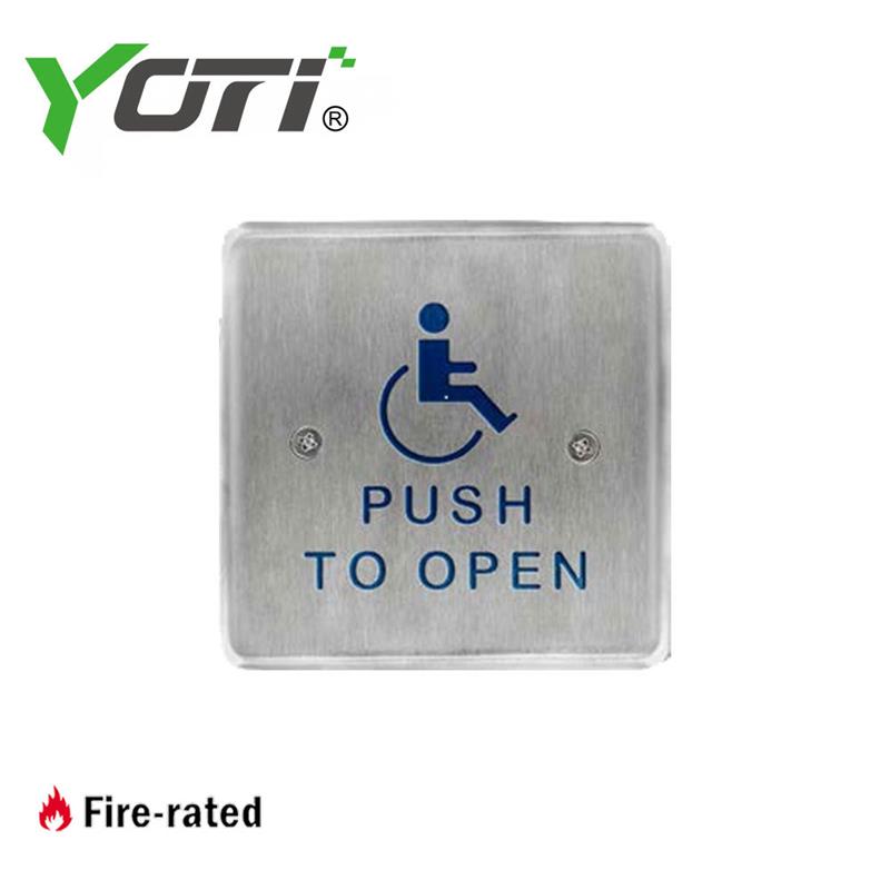 10PBS451 Door Push Plate 4.5 Inch Square Stainless Steel