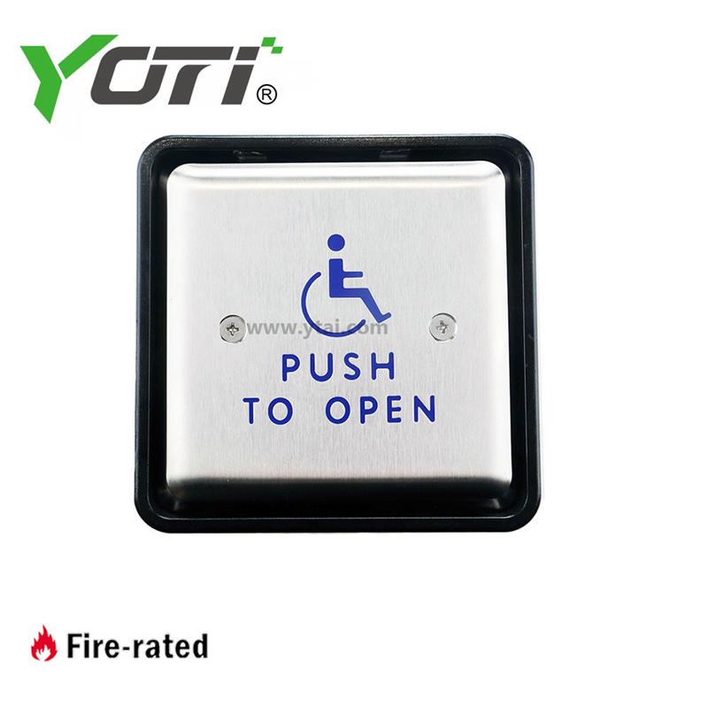 10PBS451 Door Push Plate 4.5 Inch Square Stainless Steel
