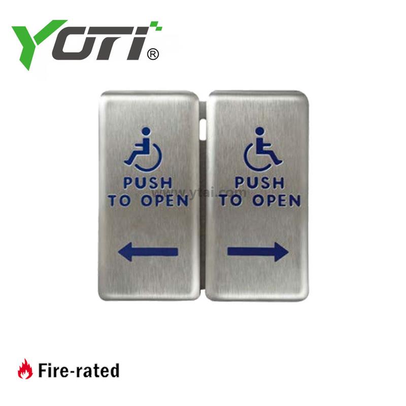 10PBVE Push Plate Vestibule Disabled
