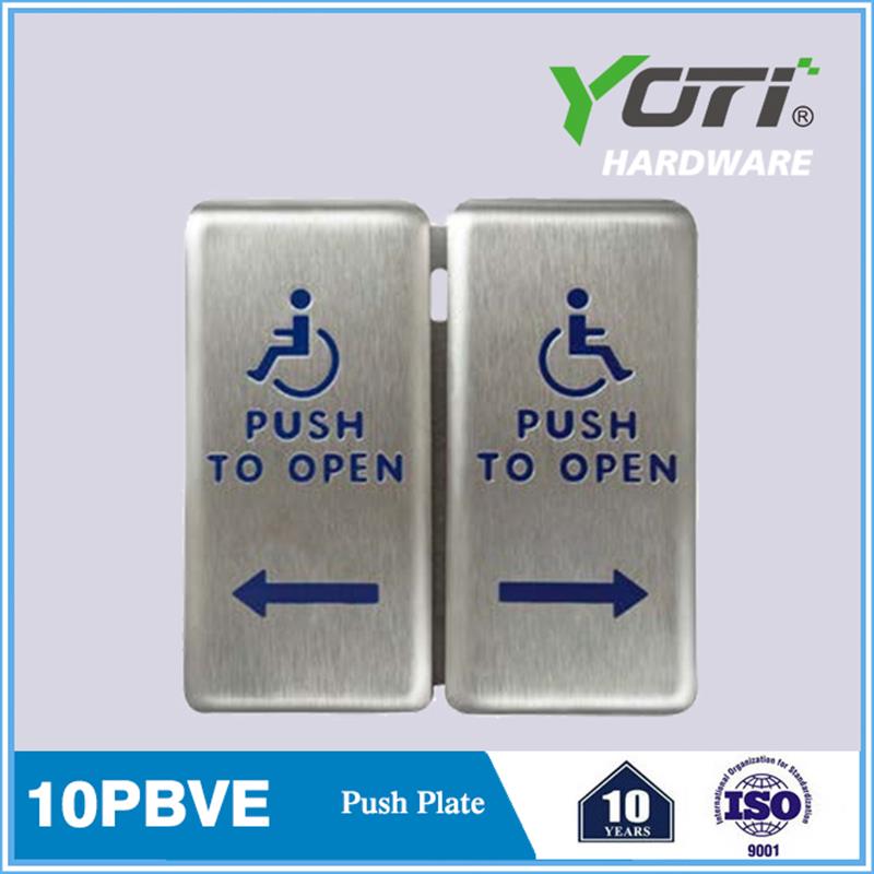 10PBVE Push Plate Vestibule Disabled