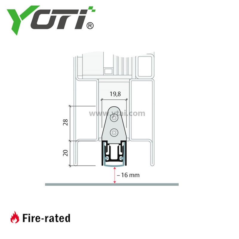 YDB315 Door Bottom Seal Gasket Dustproof Windproof