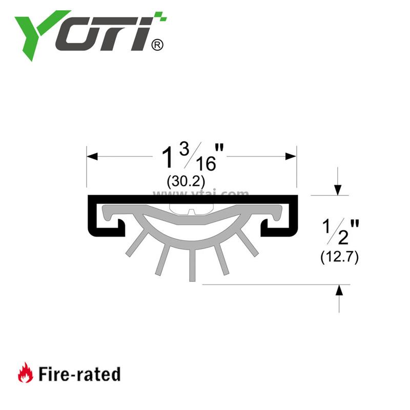 YDS115 Door Shoe Modern Straight Type