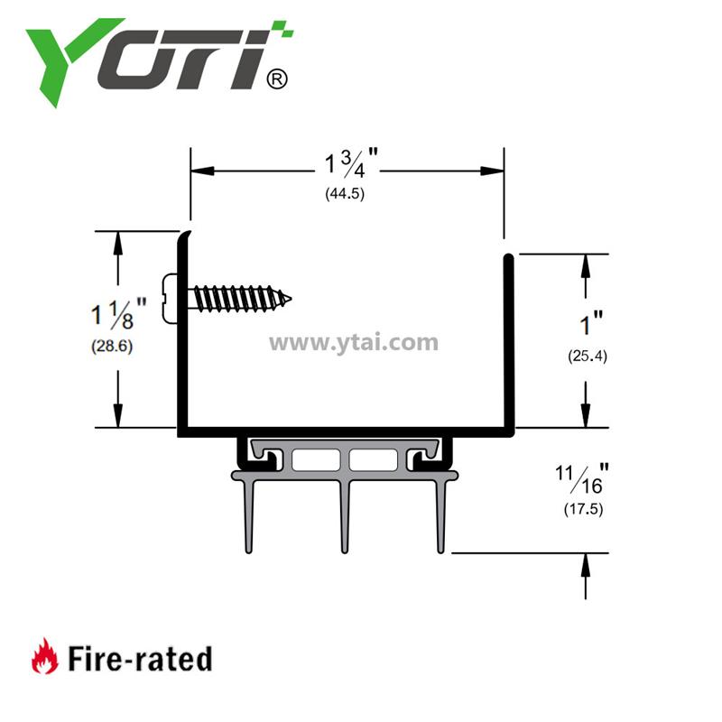 YDS116 Aluminium Door Shoes U-Shaped