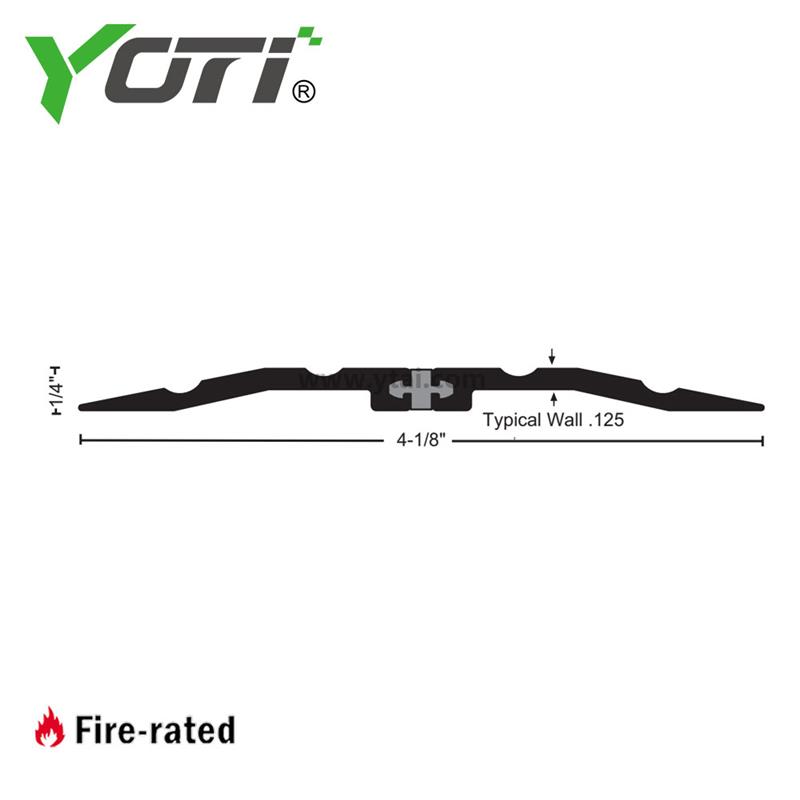 YDT323 Aluminum Thermal Break Saddle Threshold, 1/4