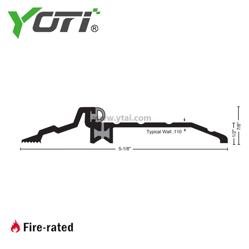 YDT324 Thermal Break Bumper Seal Threshold-Mill Aluminum 7/8