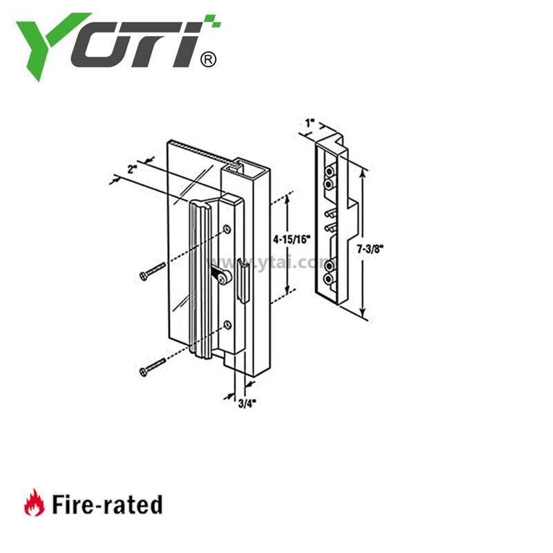 C 1111 Sliding Door Handle For Hotels