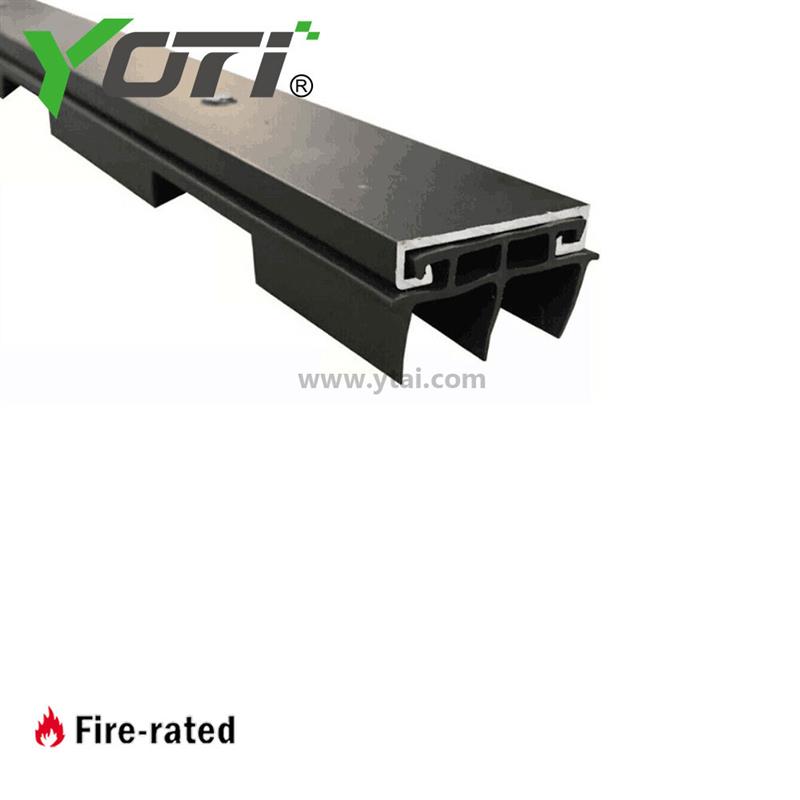 YDS114 Modern Design Aluminum Door Bottom Shoes with Vinyl Insert Door Shoe Storage Seal Made in China Hardware