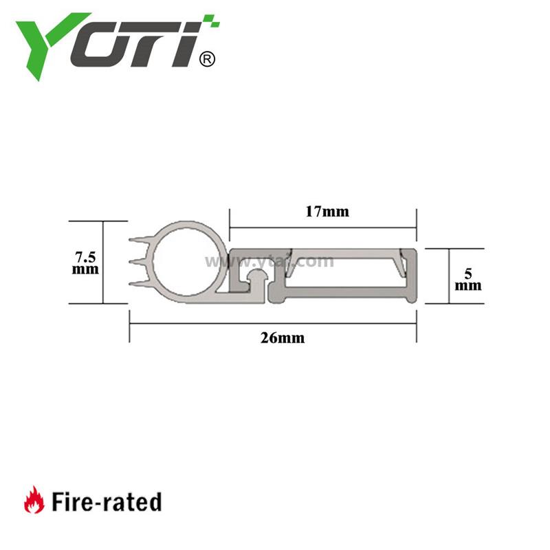 YDW217 Gaskets Aluminum Door Bottom Weatherstrip