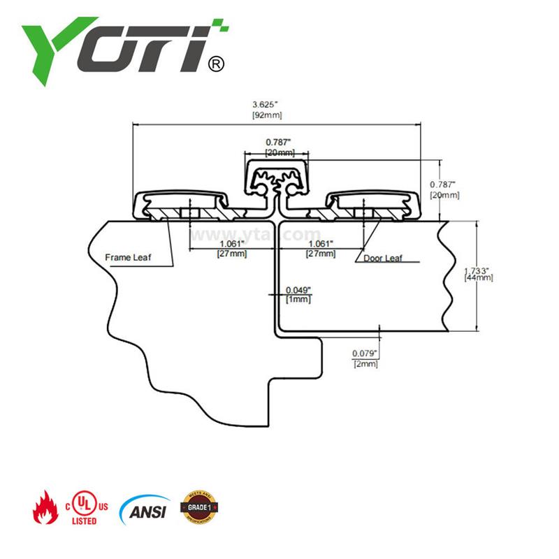 YHG003 Continuous Geared Hinges Easy Installation