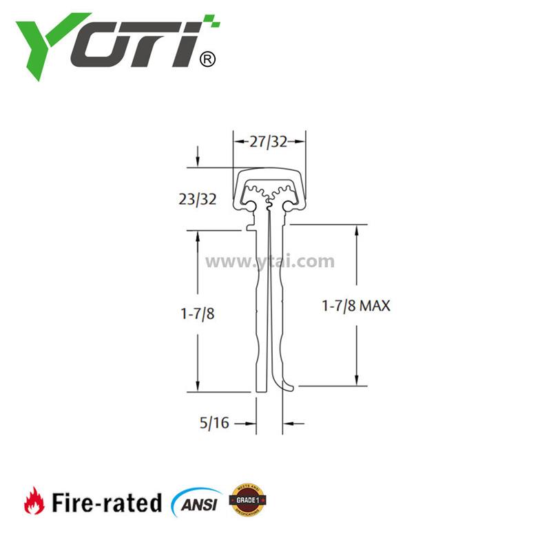 YHG019 Concealed Leaf Hinges 3-Hour Fire Test Certified