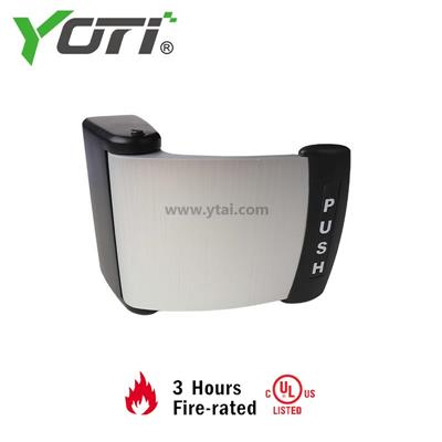 4591 Deadlatch Paddle Handle Curved Dark Bronze Anodized