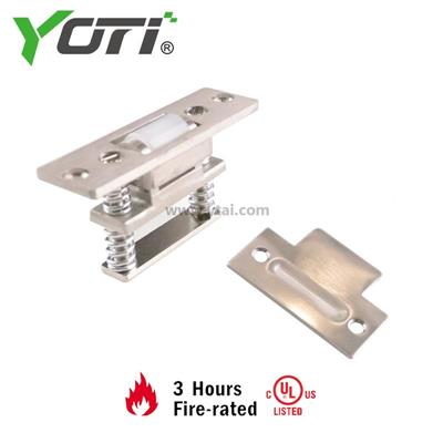 YT266 Brass Satin Nickel Adjustable Door Roller Latch