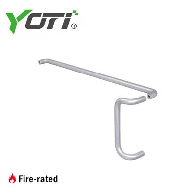 PH174+PB031 Offset Pull Handle Double Bend Push Bar Set