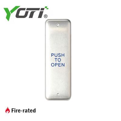 10PBJ Industrial Design Disabled Vestibule Push Plate Stainless Steel JAMB PUSH PLATES