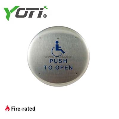 10PBR45 4.5 Inch Round Push Plate Stainless Steel Material