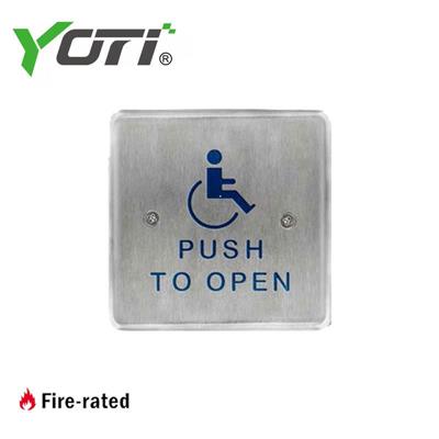 10PBS451 Door Push Plate 4.5 Inch Square Stainless Steel