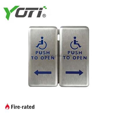 10PBVE Push Plate Vestibule Disabled