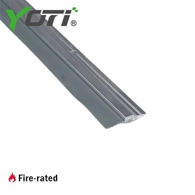 YDB118 Flexible Door Seal Strip Aluminum With Bottom Sweep