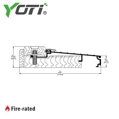 YDT502 Wood Door Thresholds Serie With Aluminum Part